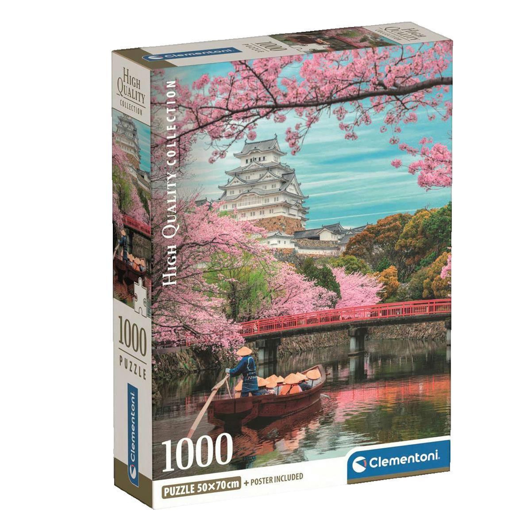 CLEMENTONI Puzzle Clementoni Château de Himeji au Printemps Haute Qualité