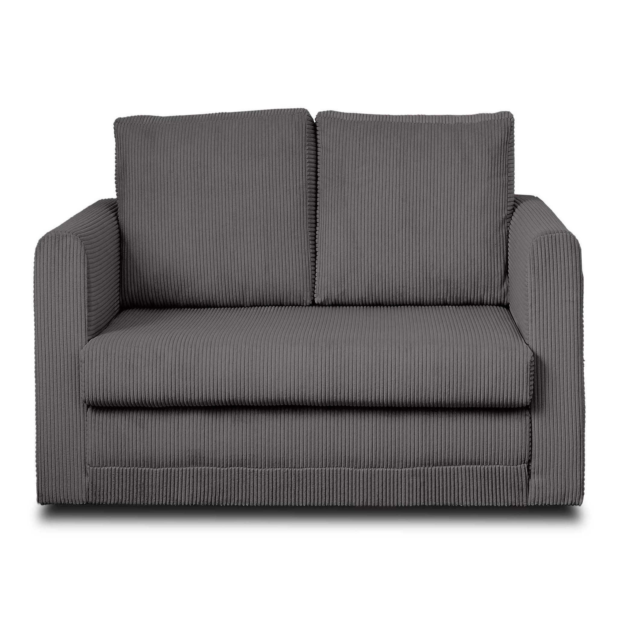 Voir la diapositive 1 : BEST MOBILIER Marilia - canapé 2 places - convertible déplimousse - en velours côtelé