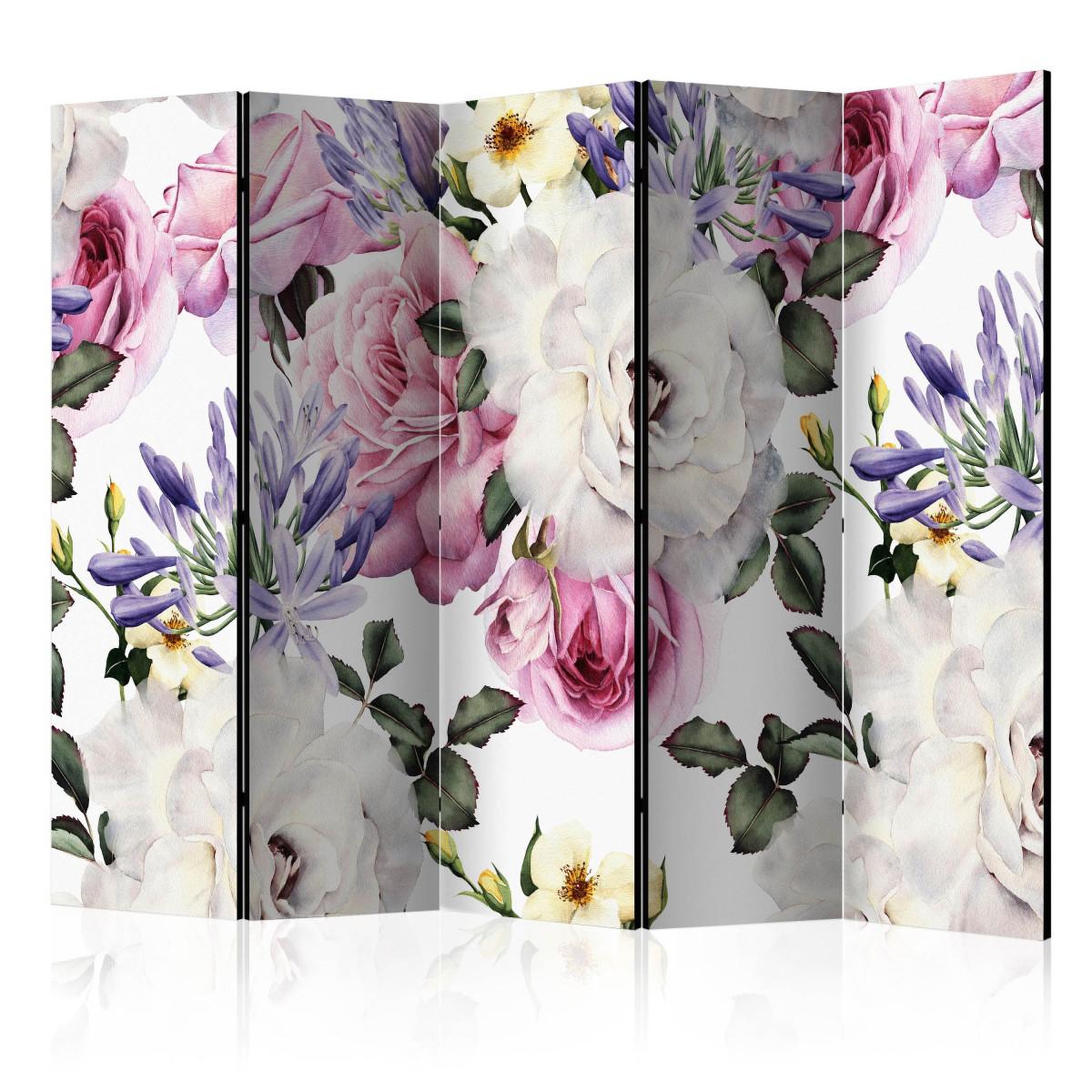 Voir la diapositive 1 : Paris Prix Paravent 5 volets  floral glade  172x225cm
