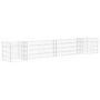 Voir la diapositive 2 : VIDAXL Jardiniere a gabion en H Fil d'acier 260x40x40 cm