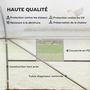 Voir la diapositive 5 : OUTSUNNY Serre tunnel grande taille 24 m² châssis tubulaire acier galvanisé renforcé 2,4 cm 12 fenêtres 1 porte blanc