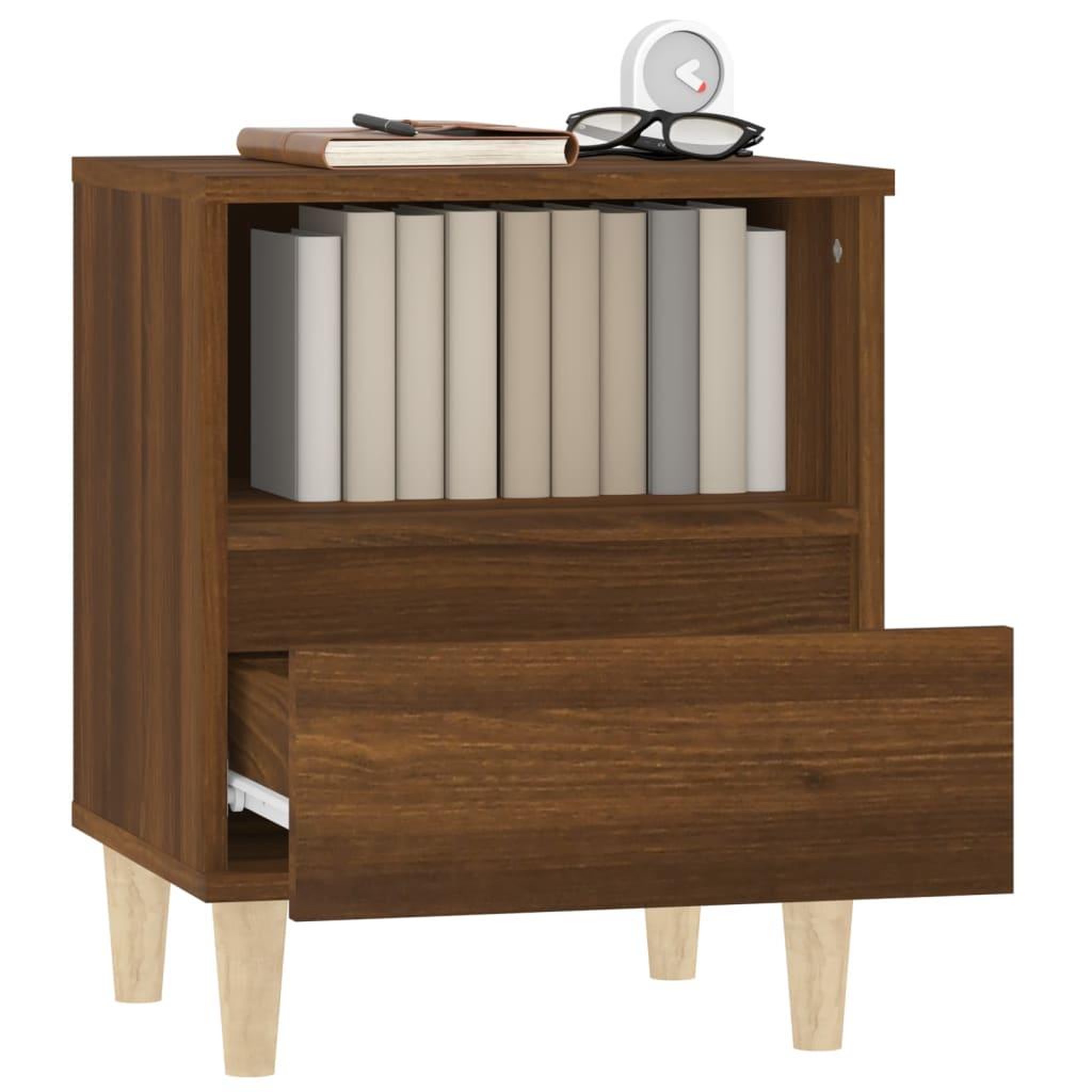 Voir la diapositive 5 : VIDAXL Tables de chevet 2 pcs Chene marron 40x35x50 cm