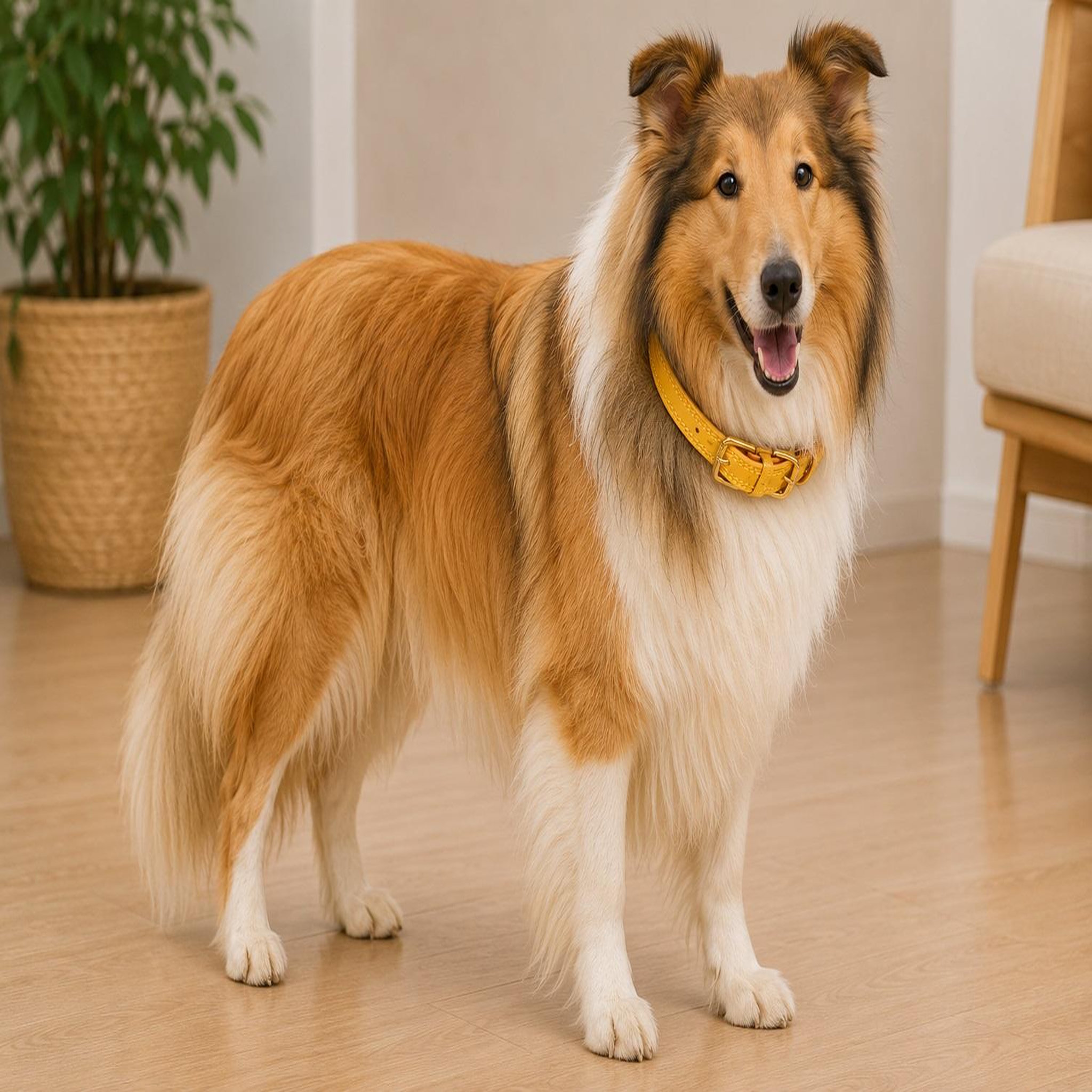 Voir la diapositive 2 : Eden Collier pour chien virginia en cuir