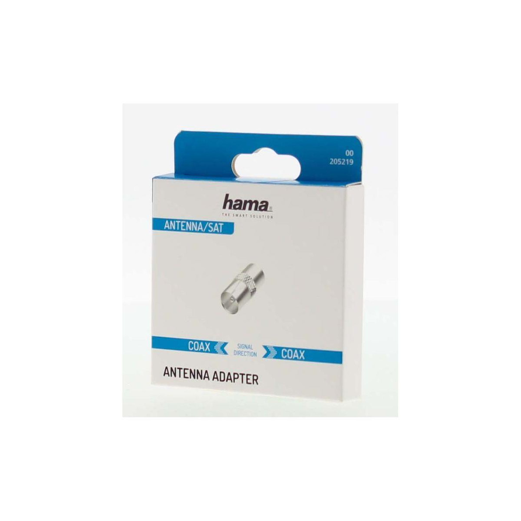 Voir la diapositive 2 : Hama Adaptateur antenne TV antenne x2 coaxiales