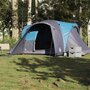 Voir la diapositive 3 : VIDAXL Tente familiale a dome 6 personnes bleu impermeable