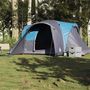 Voir la diapositive 3 : VIDAXL Tente familiale a dome 6 personnes bleu impermeable
