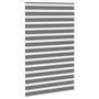 Voir la diapositive 3 : VIDAXL Store zebre gris fonce largeur du tissu 135,9 cm polyester