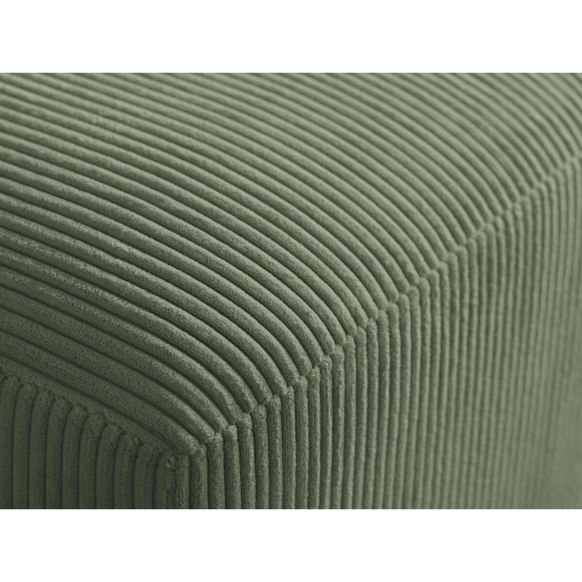 LISA DESIGN Livy - canapé panoramique convertible - avec coffre - en velours côtelé - 7 places - gauche