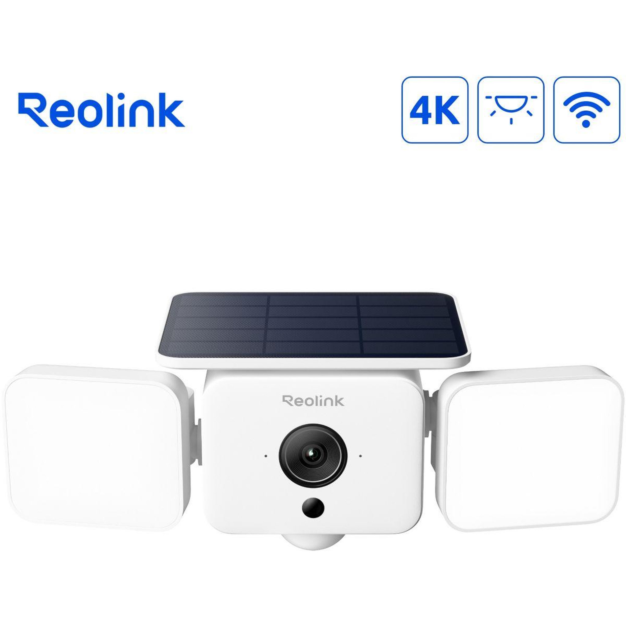 Voir la diapositive 2 : REOLINK Caméra de surveillance F310B Floodlight solaire