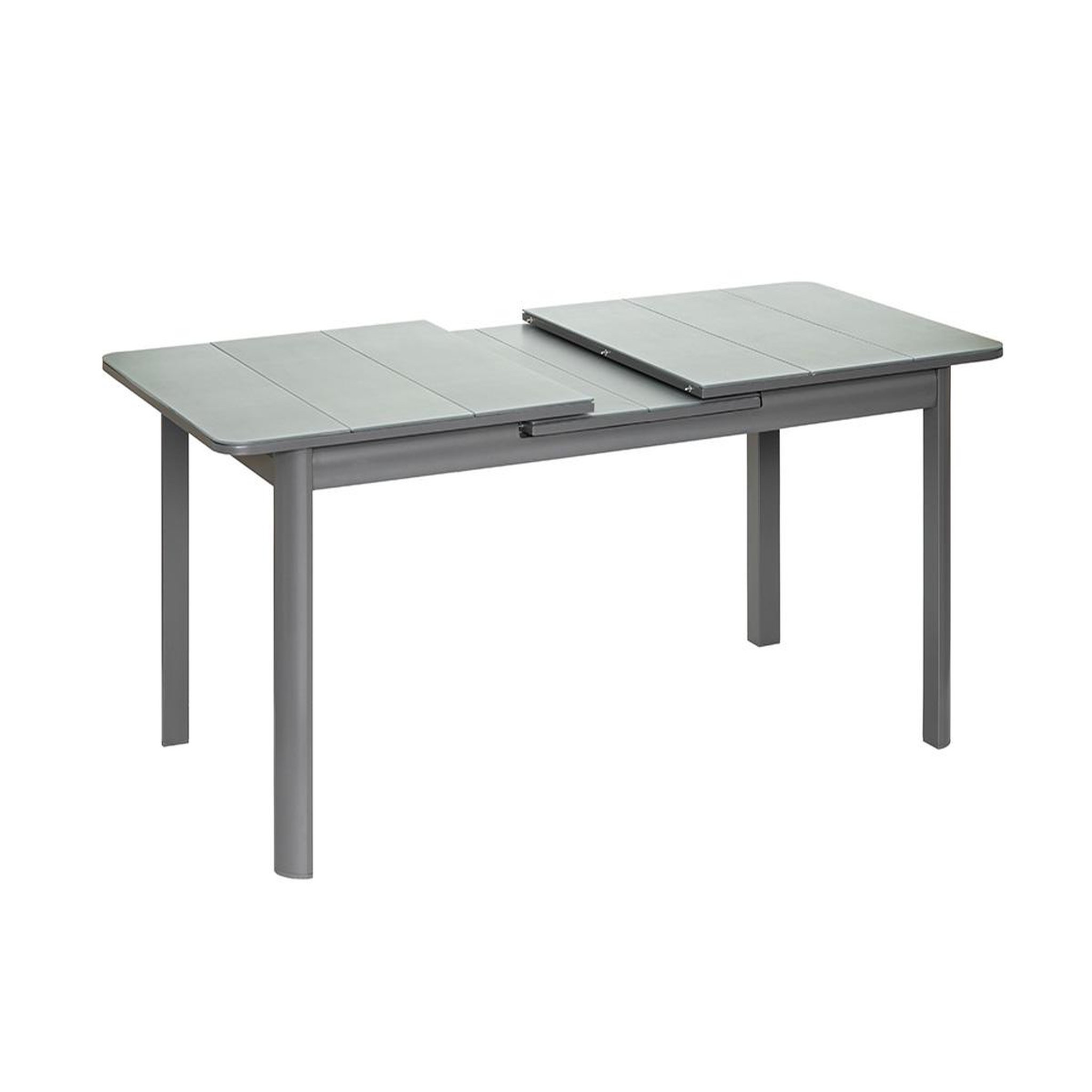 Voir la diapositive 3 : Jardiline Table de jardin rectangulaire extensible en aluminium Milos Anthracite 8/10 places - Jardiline