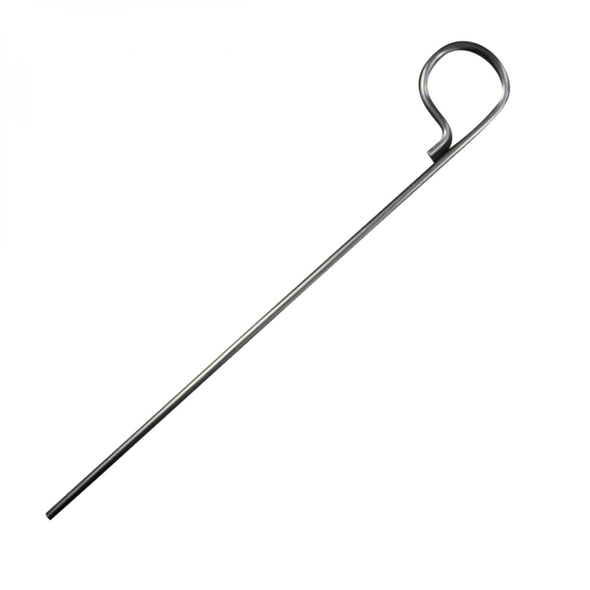 Voir la diapositive 1 : LINXOR Lot de 20 pitons fixes gazon en inox 29 cm