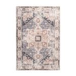 Paris Prix Tapis Vintage à Poils Courts  Indiana I  Gris & Marron. Coloris disponibles : Gris