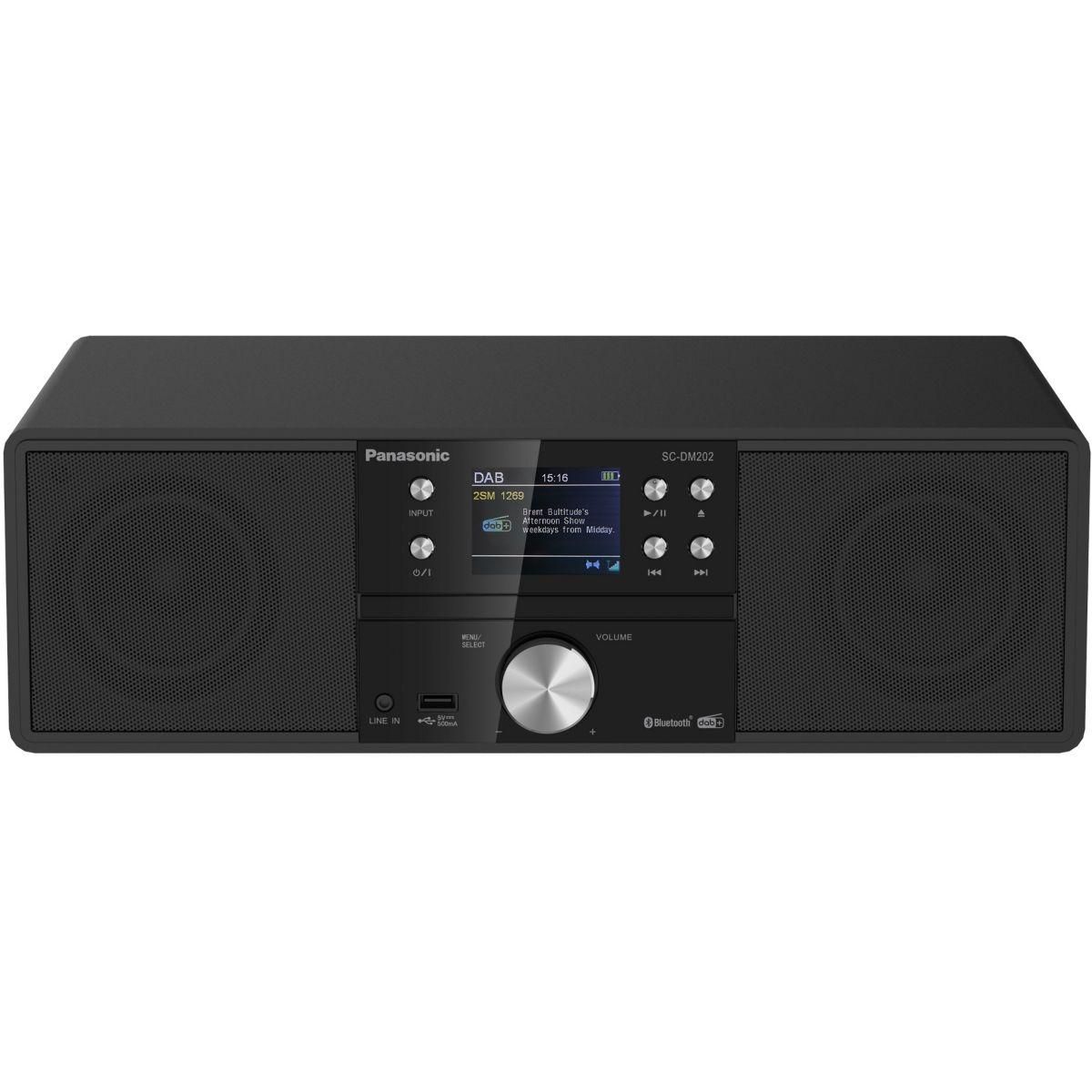 PANASONIC Chaîne HiFi SC-DM202EG-K