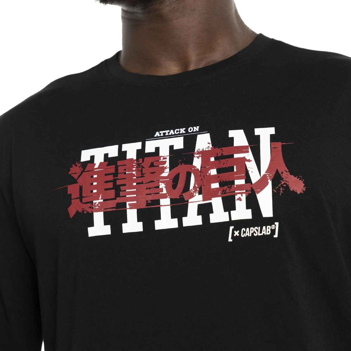 CAPSLAB T-shirt homme relax fit Attack on Titan
