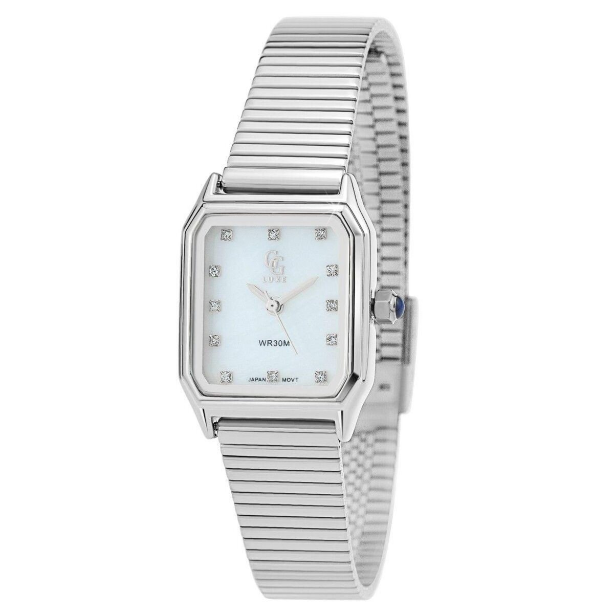 SC CRYSTAL Montre Eya élégante ornée de Cristaux scintillants par SC Crystal