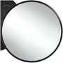 Voir la diapositive 1 : tectake Miroir mural rond Ø 80 cm noir