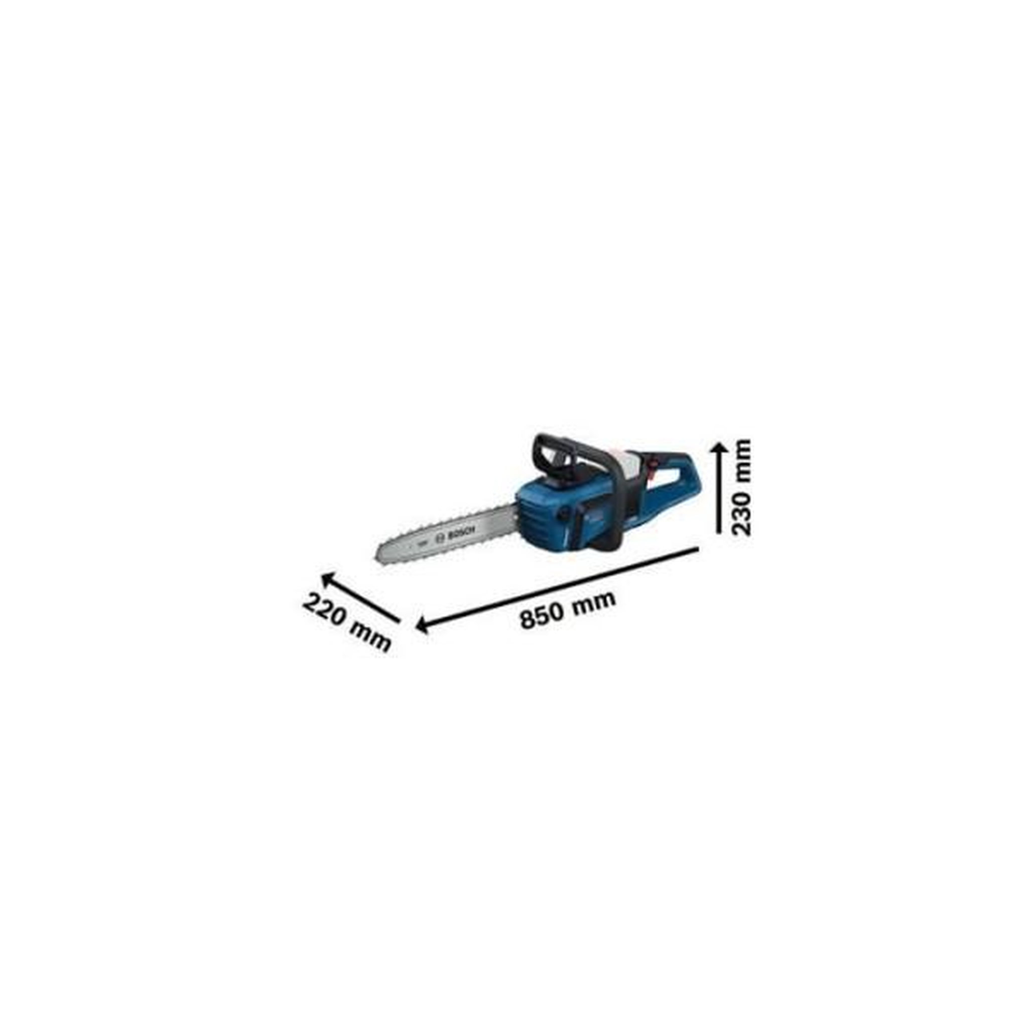 Voir la diapositive 4 : BOSCH Tronçonneuse 18V GKE 18V 40 Professional (sans batterie ni chargeur) BOSCH 06008D3000