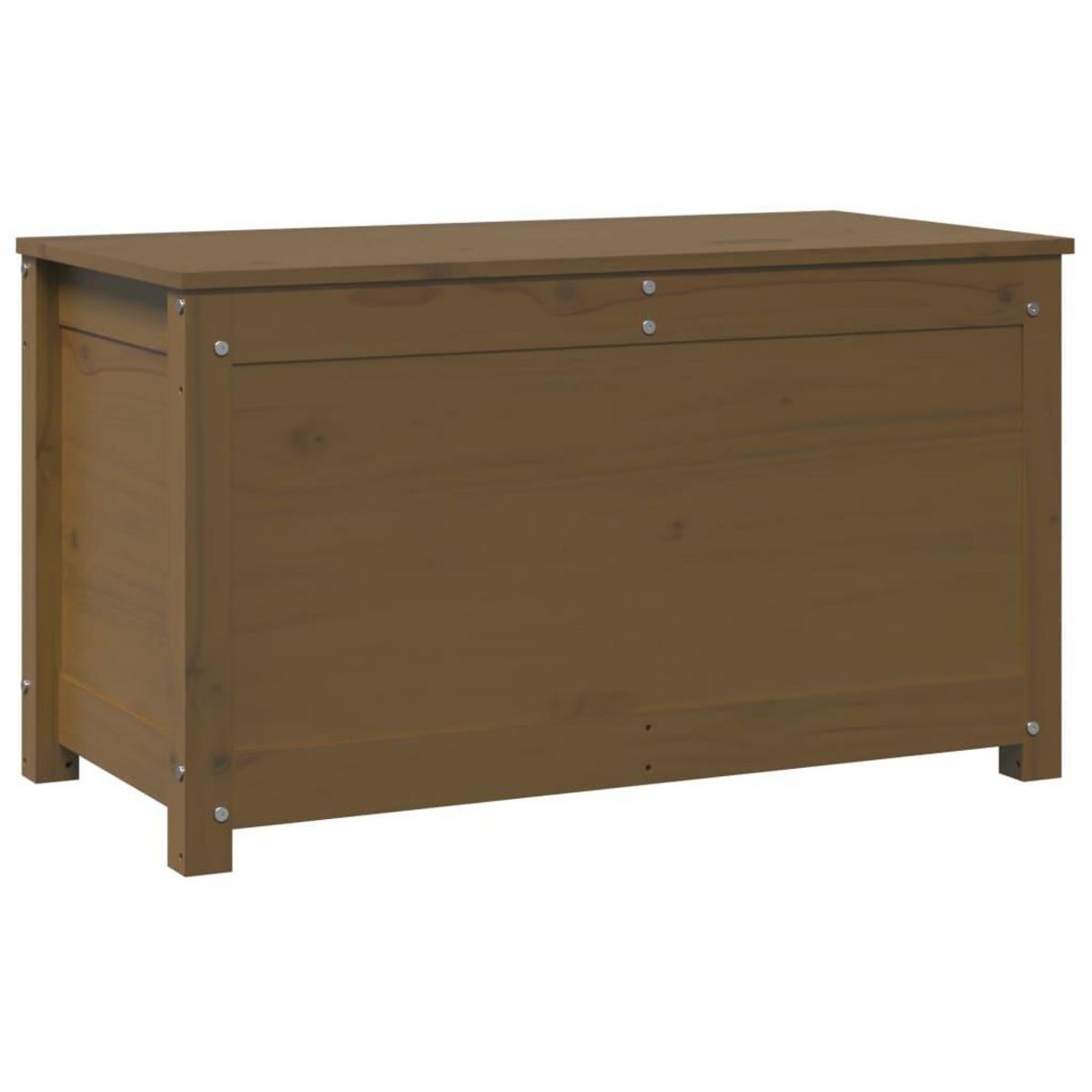 VIDAXL Boîte de rangement Marron miel 80x40x45,5 cm Bois massif de pin