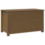 Voir la diapositive 2 : VIDAXL Boîte de rangement Marron miel 80x40x45,5 cm Bois massif de pin
