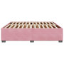 Voir la diapositive 5 : VIDAXL Cadre de lit sans matelas rose 180x200 cm velours