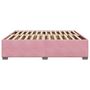 Voir la diapositive 5 : VIDAXL Cadre de lit sans matelas rose 180x200 cm velours