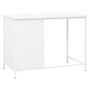 Voir la diapositive 5 : VIDAXL Bureau industriel avec tiroirs Blanc 105x52x75 cm Acier