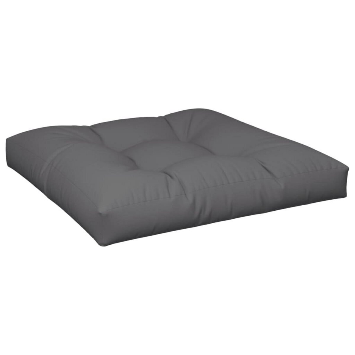VIDAXL Coussin de palette anthracite 70x70x12 cm tissu