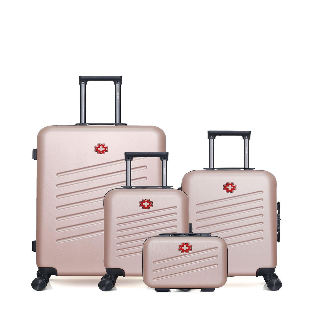 SWISS KOPPER SWISS KOPPER - LOT DE 4 - Valises grand format, cabine, cabine XXS et vanity ZURICH