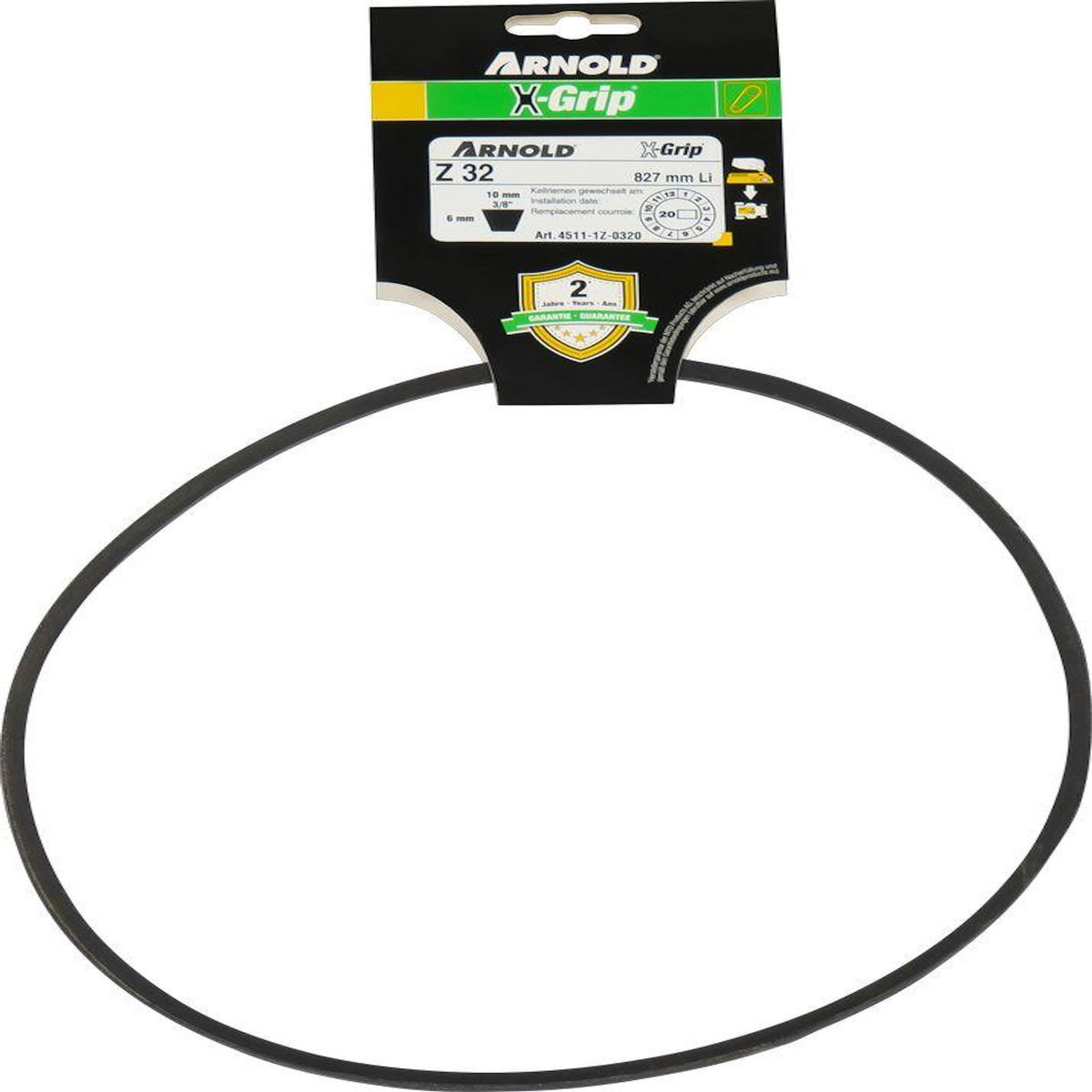 ARNOLD Courroie trapézoïdale X-Grip V de type Z 32