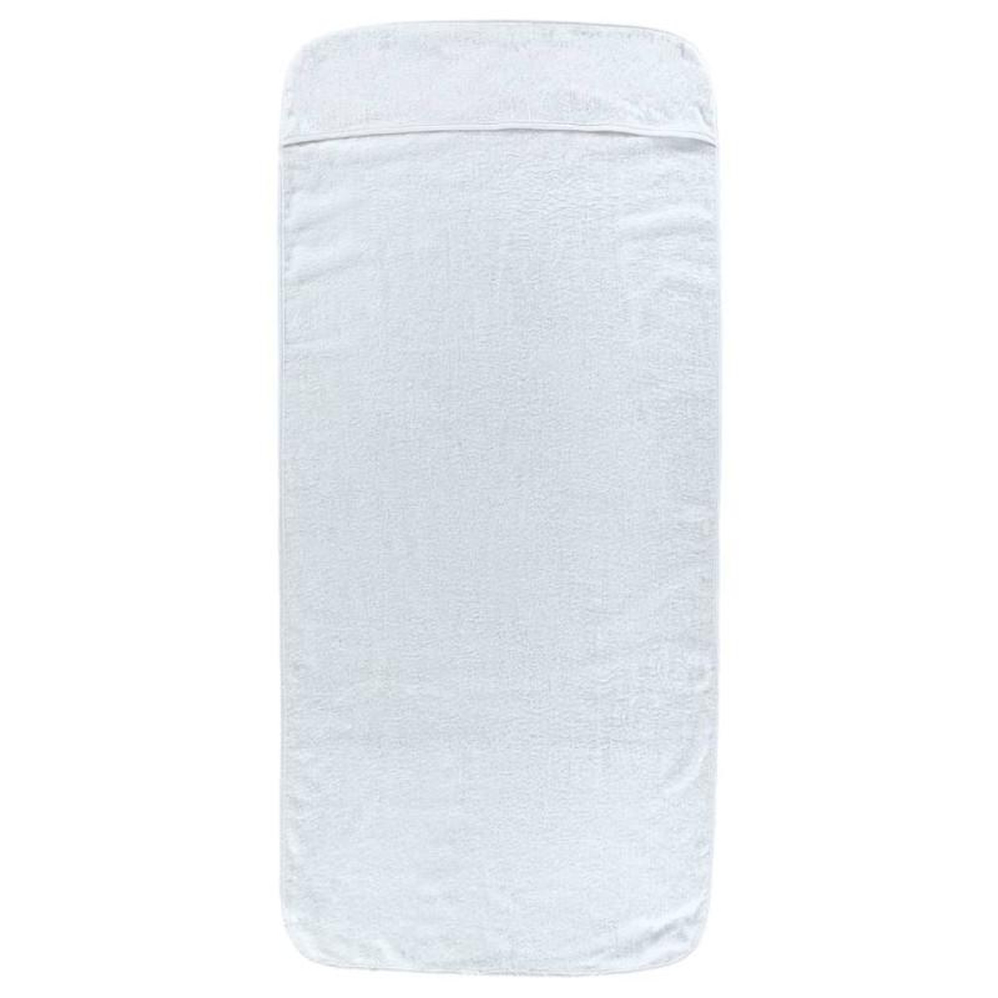 Voir la diapositive 4 : VIDAXL Serviettes de plage 6 pcs blanc 60x135 cm tissu 400 GSM