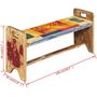 Voir la diapositive 6 : VIDAXL Banc Bois massif recycle 100x30x50 cm