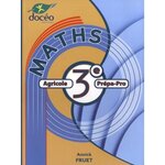 MATHS 3E AGRICOLE PREPA-PRO. EDITION 2018, Fruet Annick