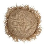 Paris Prix Coussin Déco en Raphia  Jeff  40cm Naturel