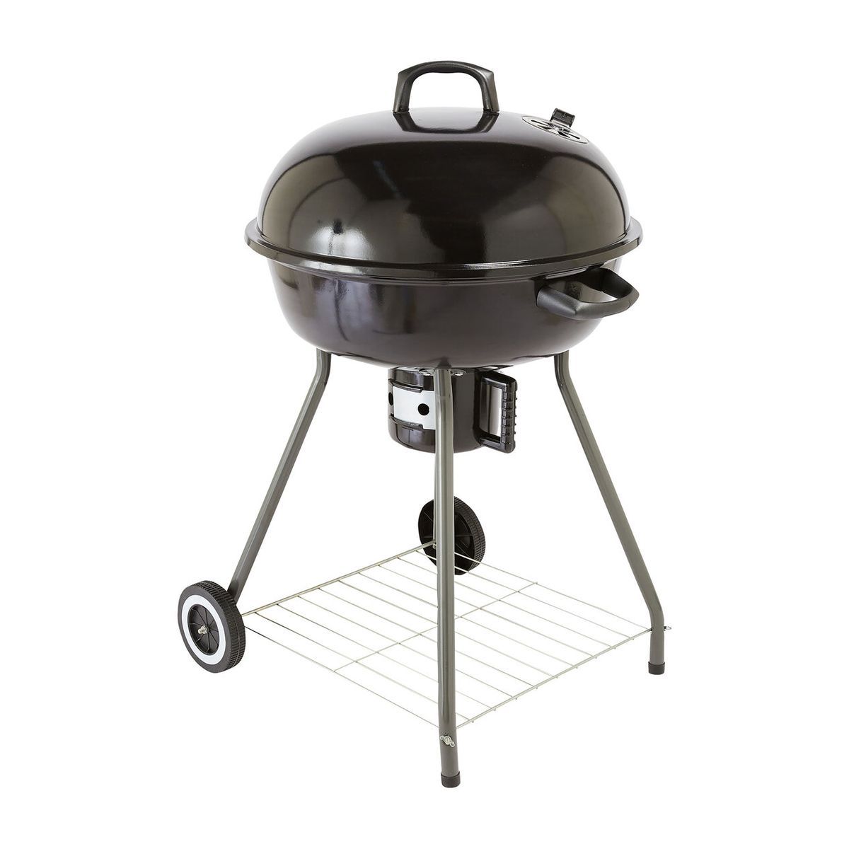 GARDENSTAR Barbecue charbon de bois en acier émaillé KETTLE