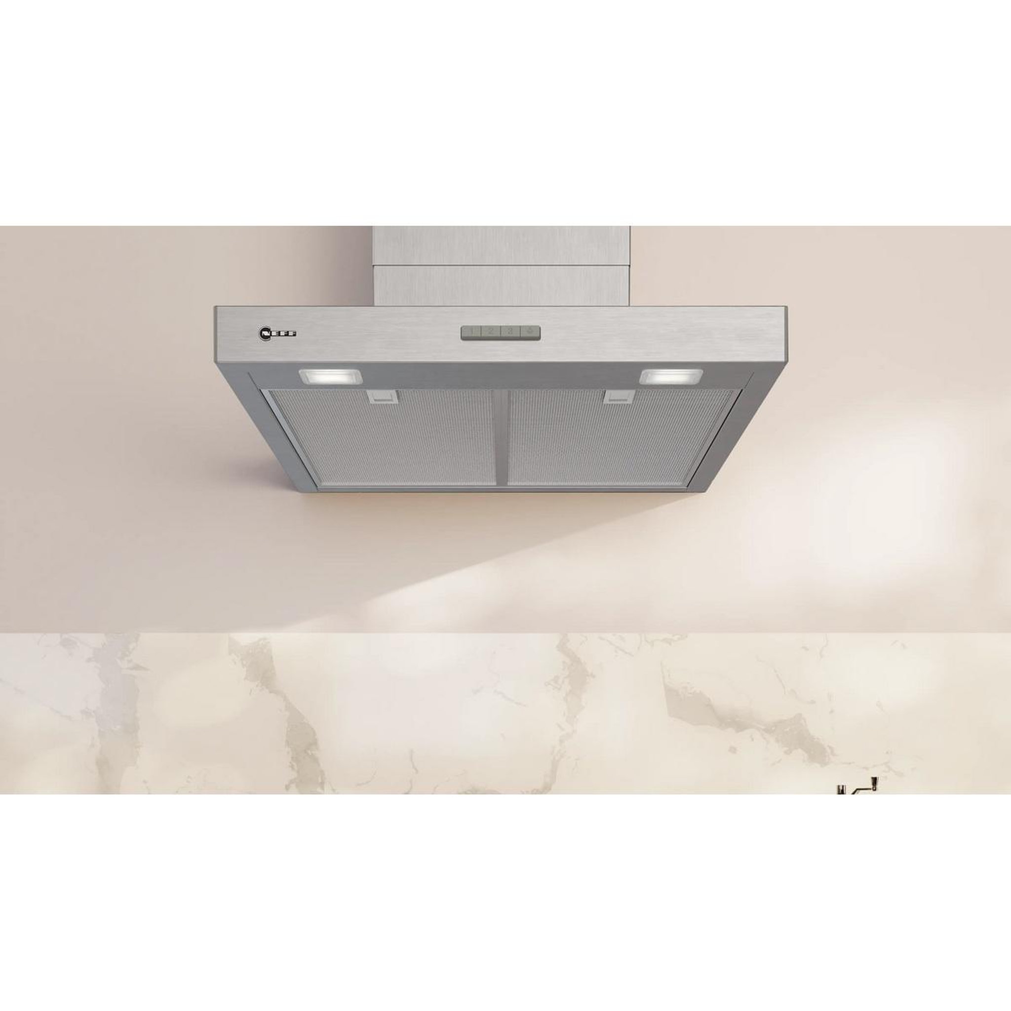 Voir la diapositive 6 : Neff Hotte décorative murale 60cm 594m3/h inox - d65bcc2l0