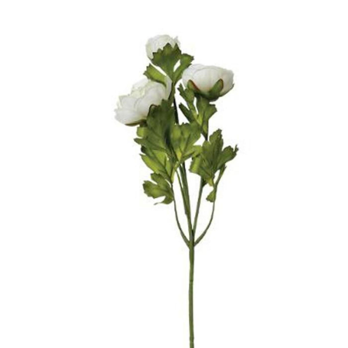 ATMOSPHERA Fleur Artificielle  Renoncule  60cm Blanc