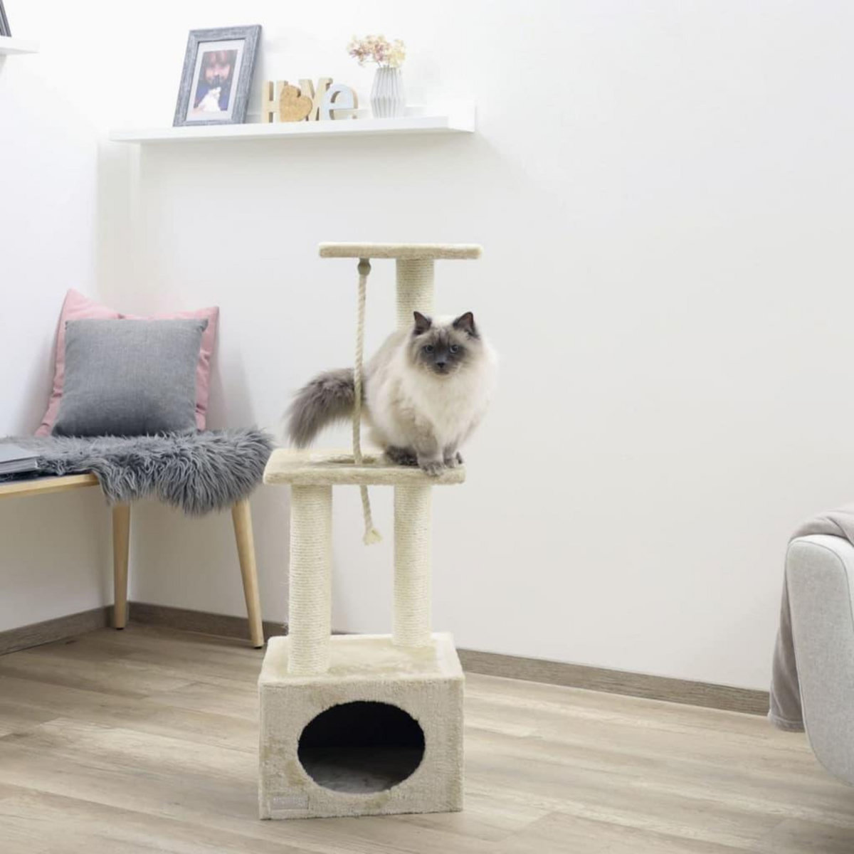 KERBL Kerbl Arbre a chat Platin Pro 106 cm Beige