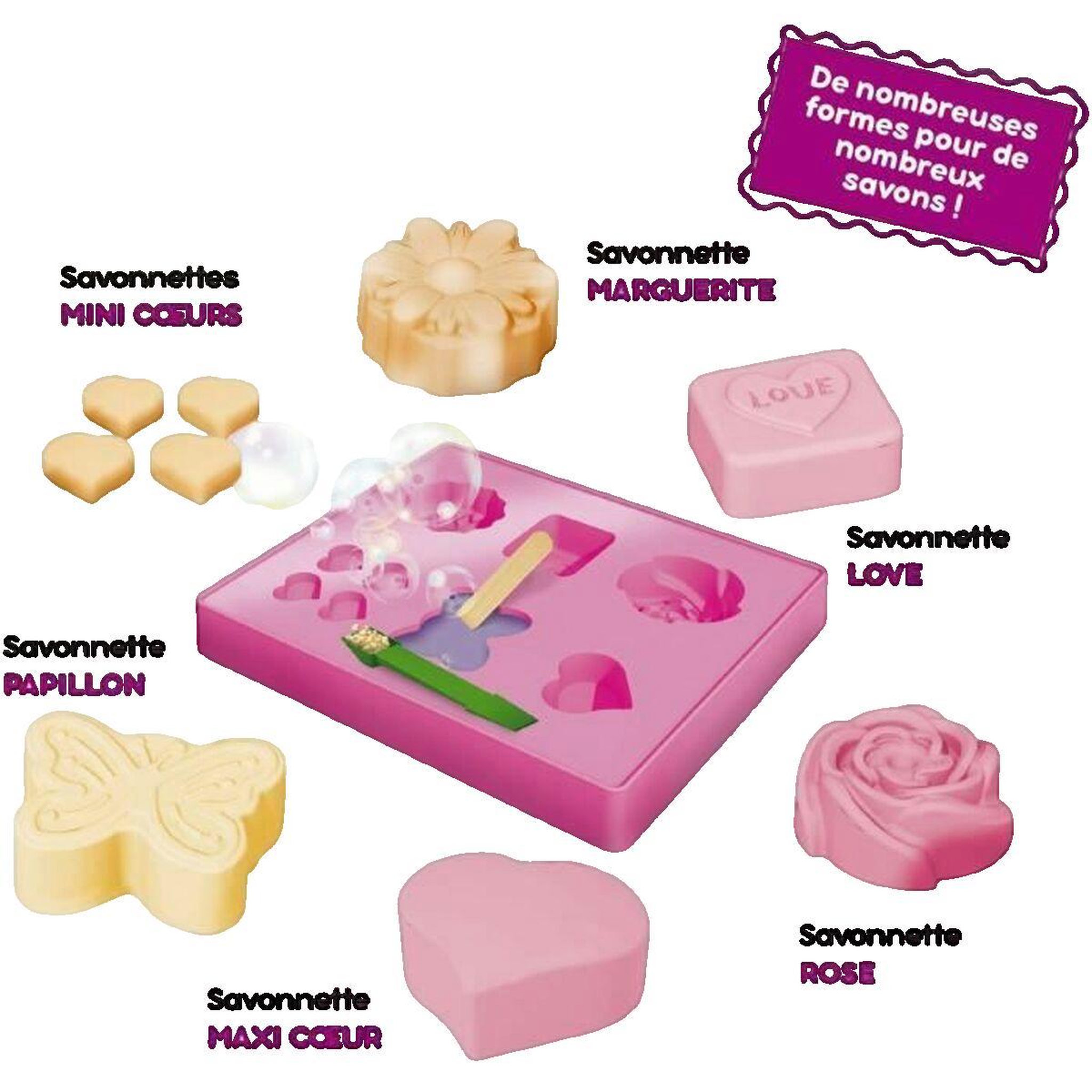 Voir la diapositive 2 : LISCIANI GIOCHI Kit éducatif Lisciani-Giochi Génius Science - création de savons personnalisés