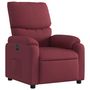 Voir la diapositive 4 : VIDAXL Fauteuil inclinable electrique Rouge bordeaux Tissu