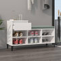 Voir la diapositive 3 : VIDAXL Armoire a chaussure Blanc brillant 102x36x60 cm Bois ingenierie