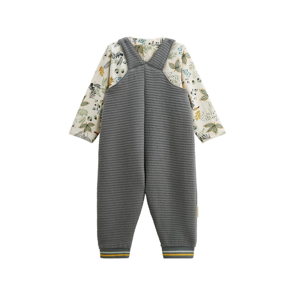 Petit Béguin Ensemble salopette bébé et t-shirt Boavista
