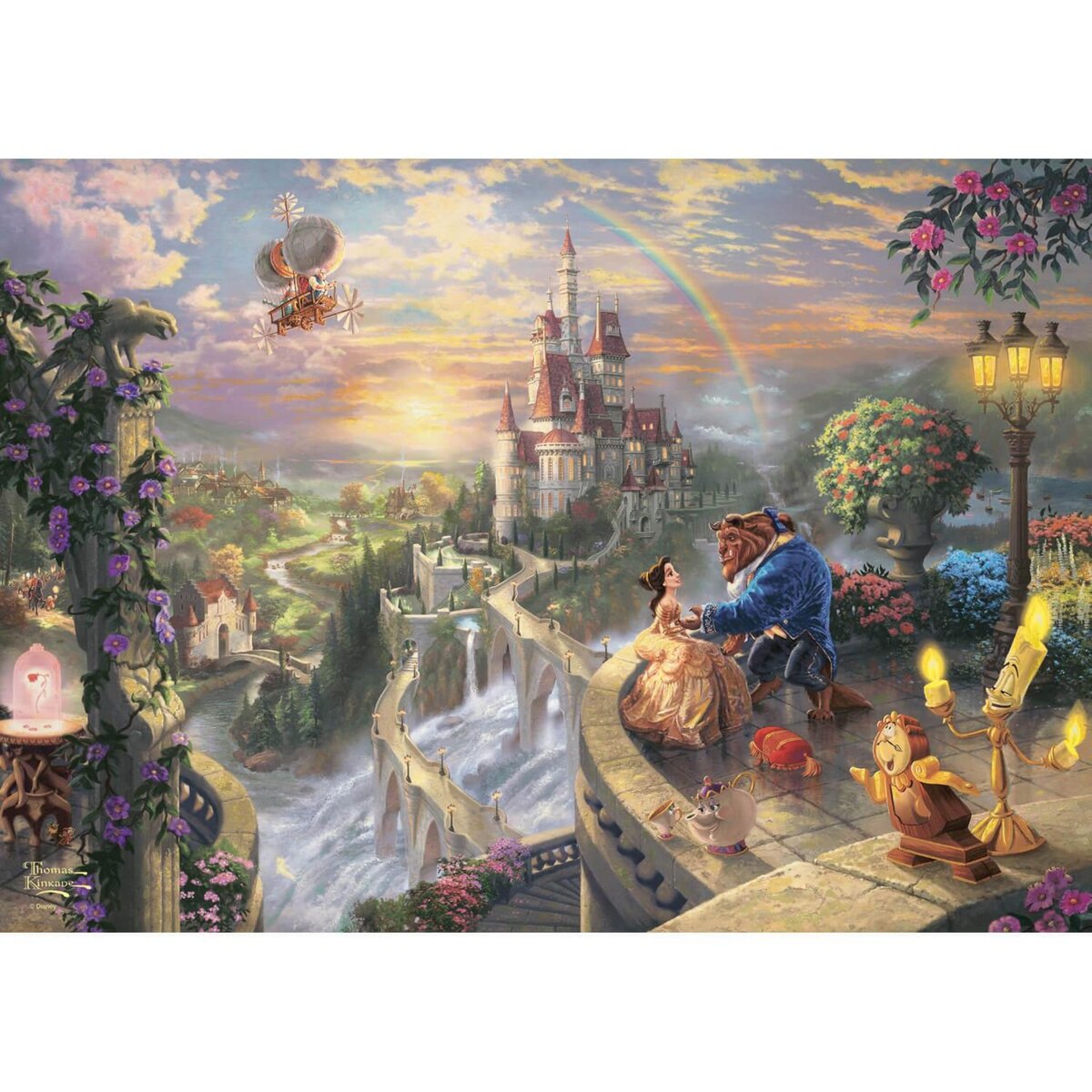 Schmidt Puzzle 500 pièces : Disney : La Belle et la bête