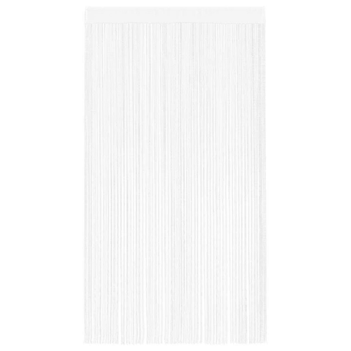 VIDAXL Rideau en fils 2 pcs 140 x 250 cm Blanc