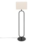 ATMOSPHERA Lampadaire en métal noir 154cm