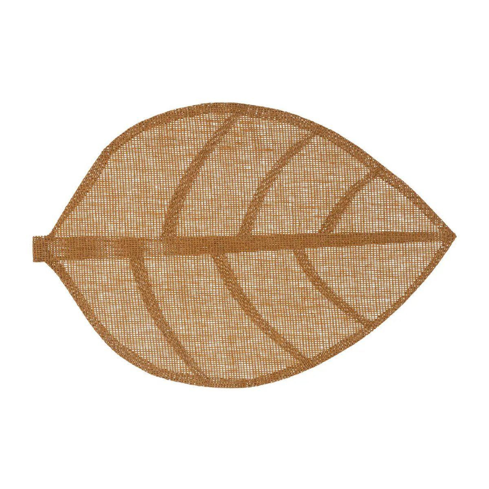 SECRET DE GOURMET Set de Table  Feuille  33x50cm Marron Clair