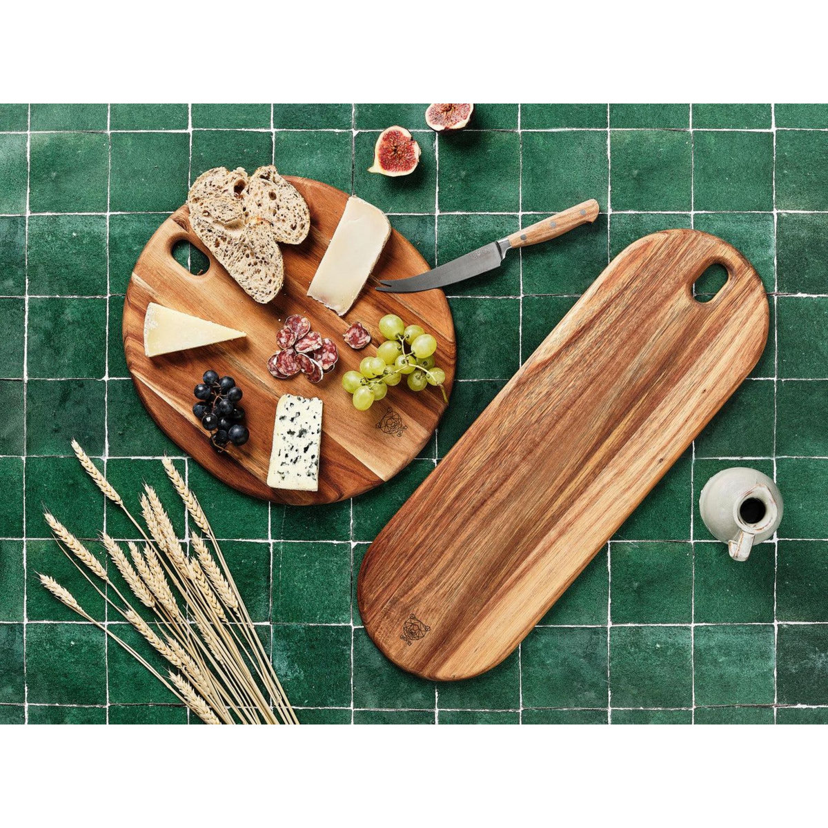 BJORN Planche à découper en bois d'acacia ELIN - Ø31cm