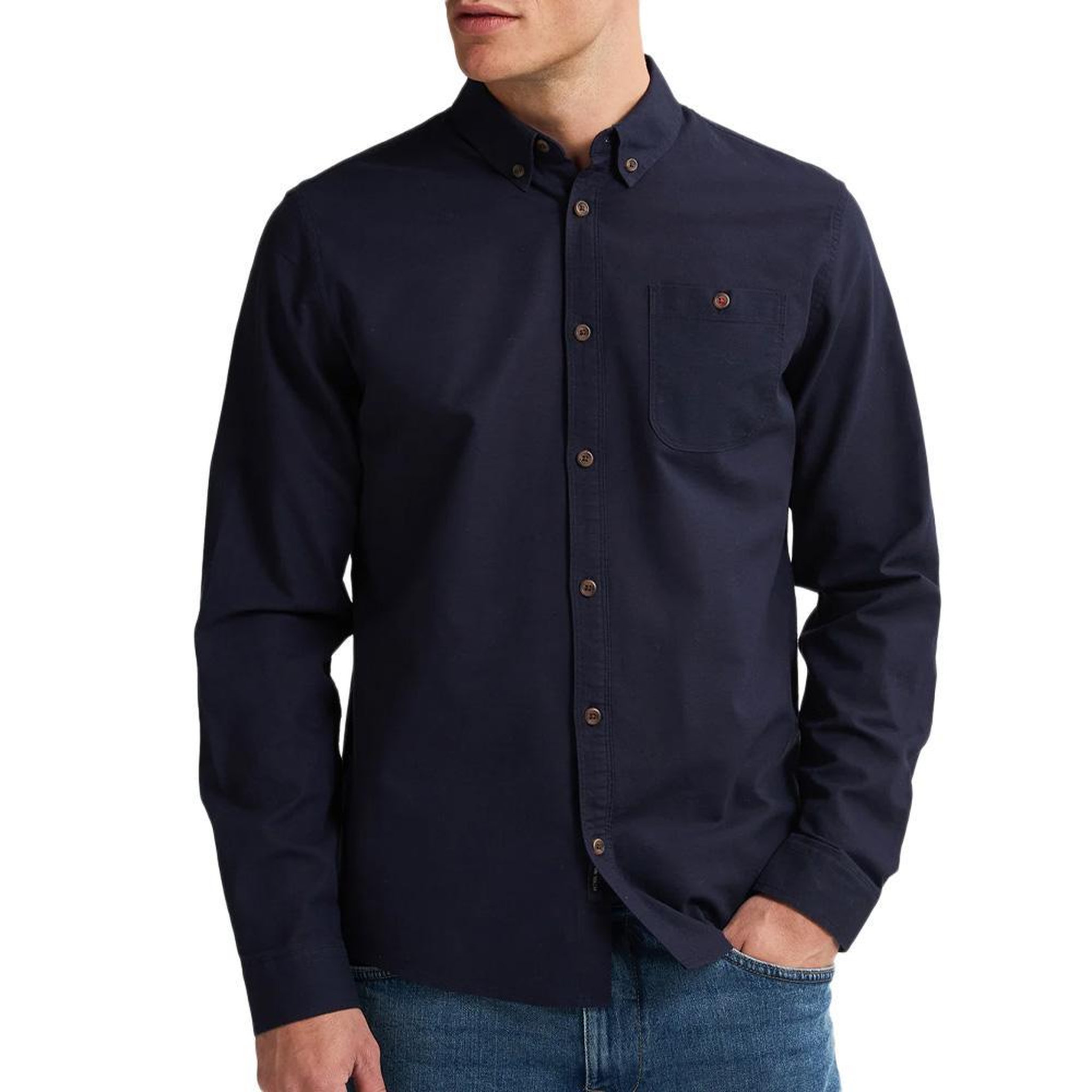 Petrol Industries Chemise  Homme Petrol Industries Sleeve Uni. Coloris disponibles : Bleu