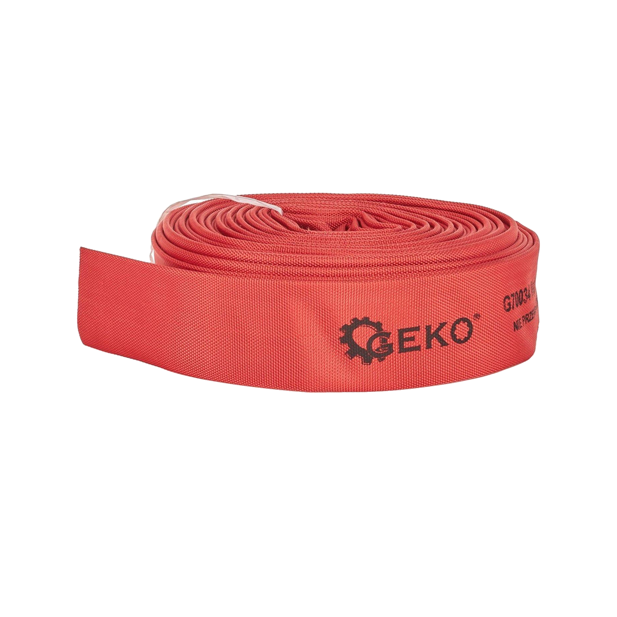 Voir la diapositive 2 : Gecko Tuyau d'arrosage Geko fire hose 30m 2 inch rouge