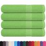 Voir la diapositive 2 : VIDAXL Serviettes de sauna 4 pcs vert pomme 80x200 cm 100% coton