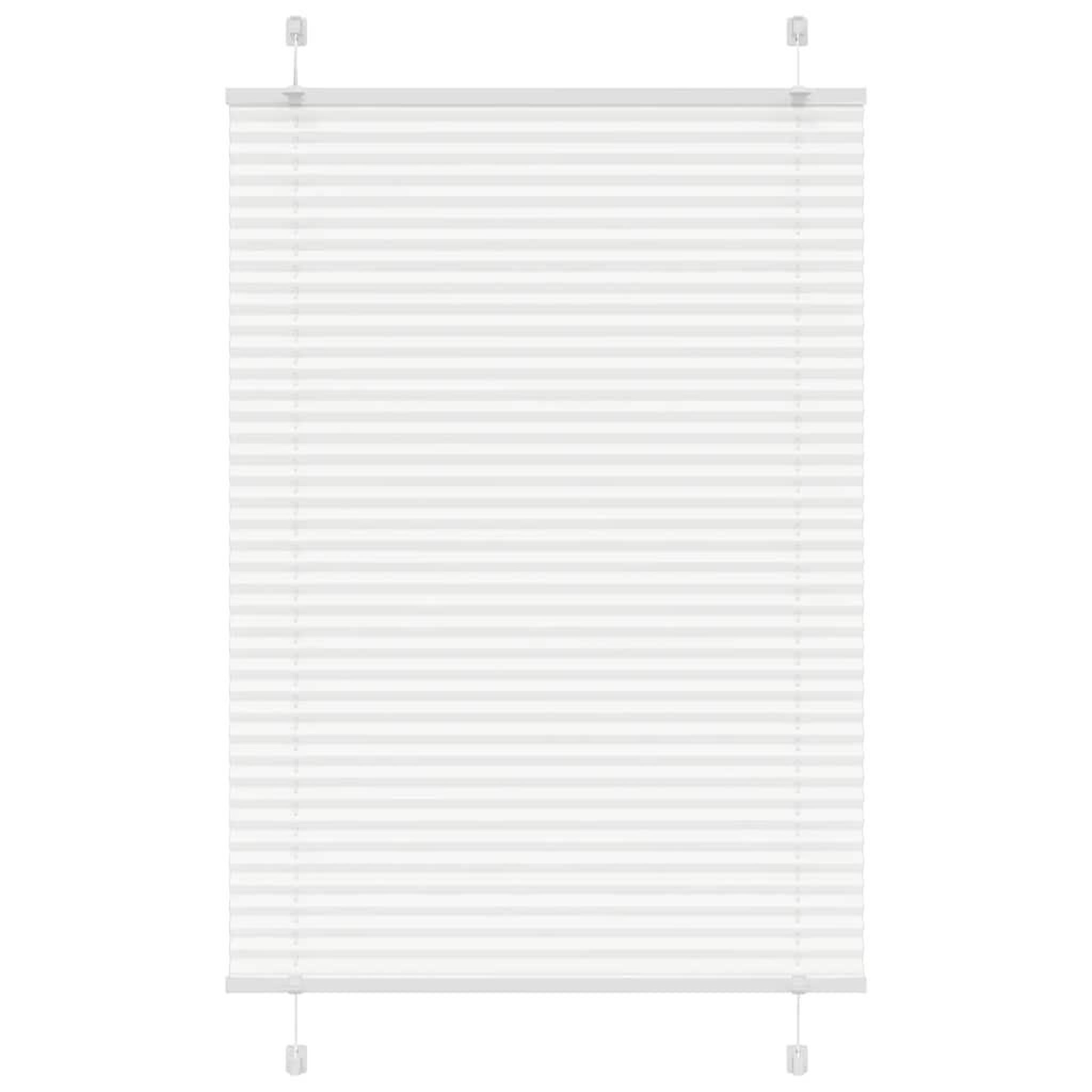 VIDAXL Store plisse blanc 90x100 cm largeur du tissu 89,4 cm polyester
